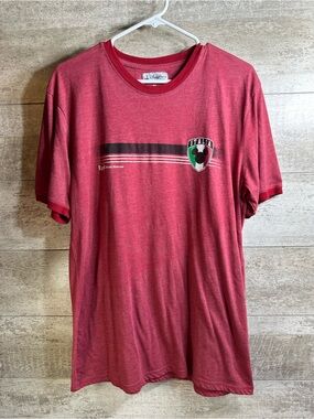 Disney Parks Epcot World Showcase Italy Ringer T-Shirt Heather Red